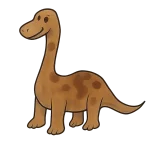 Brachiosaurus als Pflanzenfresser in unserer Märchen